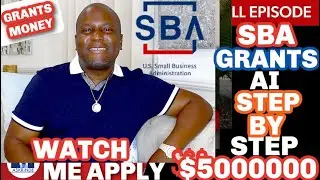 SBA Grants New & AI Business Grants Guide | SBA 7A & 504 Loans Step By Step Easy Using AI