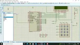 interfacing keypad with pic 16f877A microcontroller using micro C code