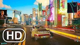 CYBERPUNK 2077 Free Roam Open World Gameplay (Police Chase,Combat)