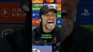 He said it in ENGLISH! 😂 Hilarious moment Jurgen Klopp thinks reporter is speaking in Spanish