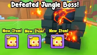 Defeated Jungle Boss! Hatched Huge Pineapple Monkey In Pet Simulator 99!