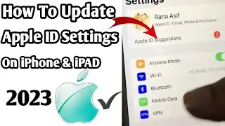 How To Update Apple ID Settings On iPhone & iPAD✔️2023✔️