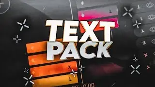 Text pack | P4 Editz | text Animation preset & Xml