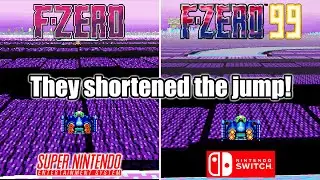 F-Zero 99 - Graphics Comparison Queen League (Switch vs. SNES)