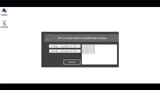 DateTimePicker Control Tutorial How To Get list of Dates in a specific Range in Csharp