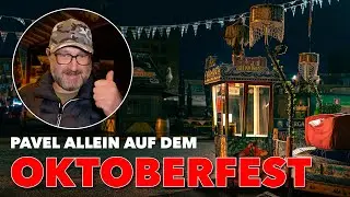 Pavel allein auf dem Oktoberfest