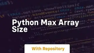 python max array size