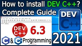 How to install DEV C++ on Windows 10 [2021 Update] Bloodshed Dev C++ | Latest GCC Compiler for C,C++