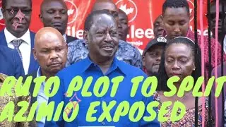 Ruto Plot to Split Azimio Exposed. #azimiolaumoja #mutembei #kenyakwanza #raila #ruto #maandamano