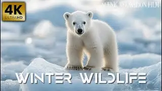 Winter Wildlife In 4K - Beautiful Scenes Of Winter Warrior Animals | Scenic Relaxation Film