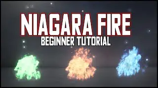 Niagara fire tutorial in Unreal Engine 4 (UE4 Fire niagara tutorial)