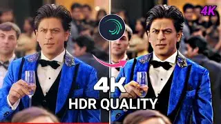 How To Convert Normal video to 4k in android || 4K Quality Toturial In Alight Motion App ||