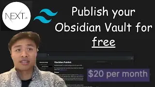 How to Publish Obsidian Notes for Free (Next.JS / Tailwind CSS)