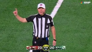 refs miss huge holding call on crucial 3rd down | Chiefs vs. Jets SNF