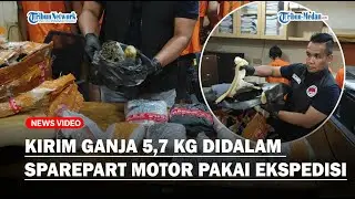 TNI-POLRI Tangkap 4 Pemuda, Kirim Ganja 5,7 Kg di Dalam Sparepart Motor Pakai Jasa Ekspedisi