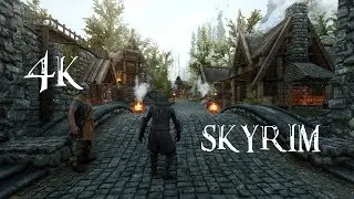 SKYRIM HEAVILY MODDED GAMEPLAY SHOWCASE 4K 60FPS