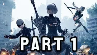 Nier Automata Walkthrough Gameplay Part 1 - Prologue - (Xbox One)