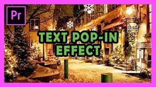 How to Make POP - IN Text While Talking Effect - Adobe Premiere Pro 2017