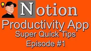 Notion Productivity App. Episode #1