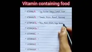 vitamin foods list||vitamins in food||#vitamins #food #short #2024