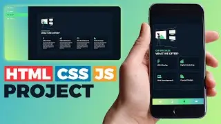 HTML, CSS & JS Project Tutorial - Build a Complete Responsive Website