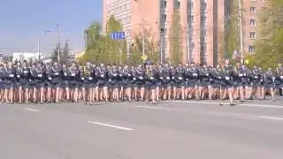 Марш курсанток рязанской Академии ФСИН