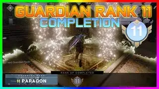 Guardian Rank 11 Ascension Paragon Max Guardian Rank & CELEBRATING WITH RANDOMS IN TOWER - Destiny 2
