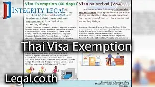 Expansion Of The Visa Exemption Program In Thailand?