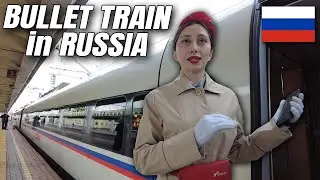 Riding Russia's Bullet Train 'SAPSAN', Moscow to St. Petersburg 4 Hours!