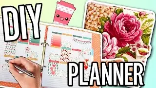 DIY PLANNER! ERIN CONDREN & KIKKI-K Style! + BIG announcement! Printable Stickers!