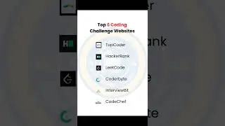 TOP 6 CODING WEBSITES #topcoder #hackerrank #leetcode #interviewbit #codechef #coding  #websites #ai