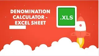 Denomination Calculator |Excel | excel online