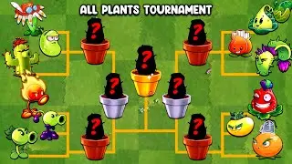 PvZ2 Tournaments - All Plants Max Level - Who Will Win? PvZ2 Battlez.