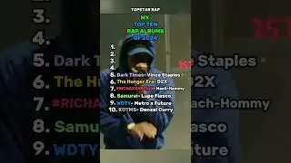 My Top Ten Rap Albums Of 2024! 