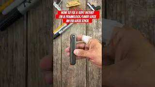 How To Fix a Soft Detent & Lock Stick on a Pocket Knife! #shorts #edc