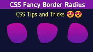 CSS Fancy Border Radius | CSS Tips and Tricks 