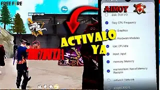 ✅ RAPIDO!! ACTIVA EL AIMOT 🎯 EN CELULAR | NUEVA OPCION OCULTA PARA DAR TODO ROJO | 2023 Free Fire