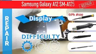 How to replace 📱 a display module Samsung Galaxy A12 SM-A125