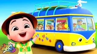 Wheels on the Bus Going to the Camp - Fun Ride for Kids & More Rhymes by Boom Buddies