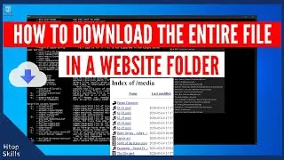 How to download the entire file in a website folder / Tech tips