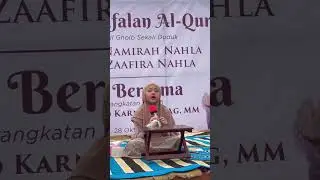 MOMEN AISHWA MENANGIS MEMBACA AYAT TERAKHIR HAFALANNYA 🥺