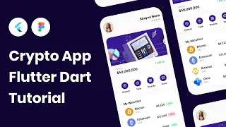 Crypto Mobile Apps UI Design Flutter Tutorial