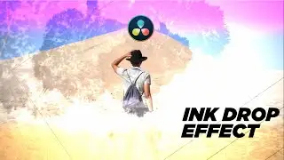 INK DROP EFFECT DI DAVINCI RESOLVE 16 | TUTORIAL INDONESIA