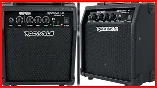 Rockville G-AMP 10 Watt Guitar Amplifier Amp with Bluetooth + Clean/Distortion