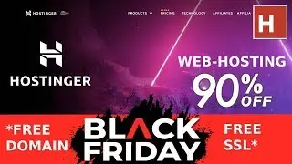 Hostinger Black Friday Offer up to 90% off || WEB HOSTING OFFER