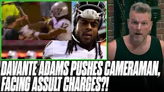 Davante Adams Pushes Cameraman After Raiders Loss, Cameraman Pressing Charges?! | Pat McAfee