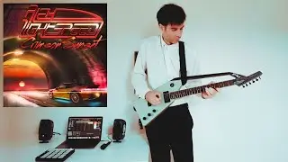 Roland G-707 clone Synthwave Guitar Solo [Nightbreak by Alex Lightspeed, Mike Adams] Series A guitar
