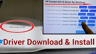 Download and Install hp Scanjet G3110 Scanner driver Easily in bangla