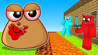 POU vs TAJNA BAZA w Minecraft 💩