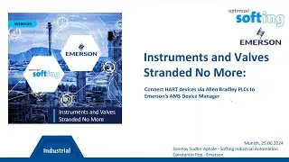 Webinar: Connect HART devices via Allen Bradley PLCs to Emerson’s AMS Device Manager